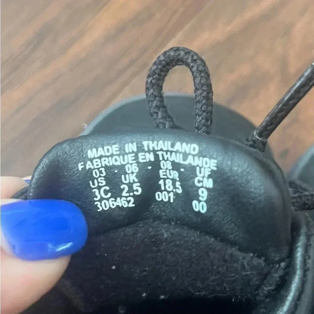Nike Infant ACG Leather Boots- Black Size 3